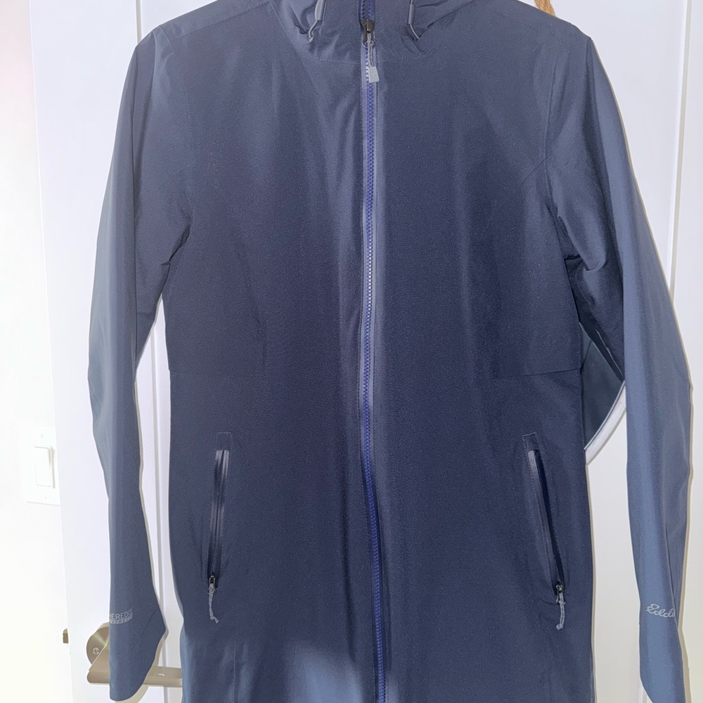 Eddie Bauer Dark Blue Raincoat